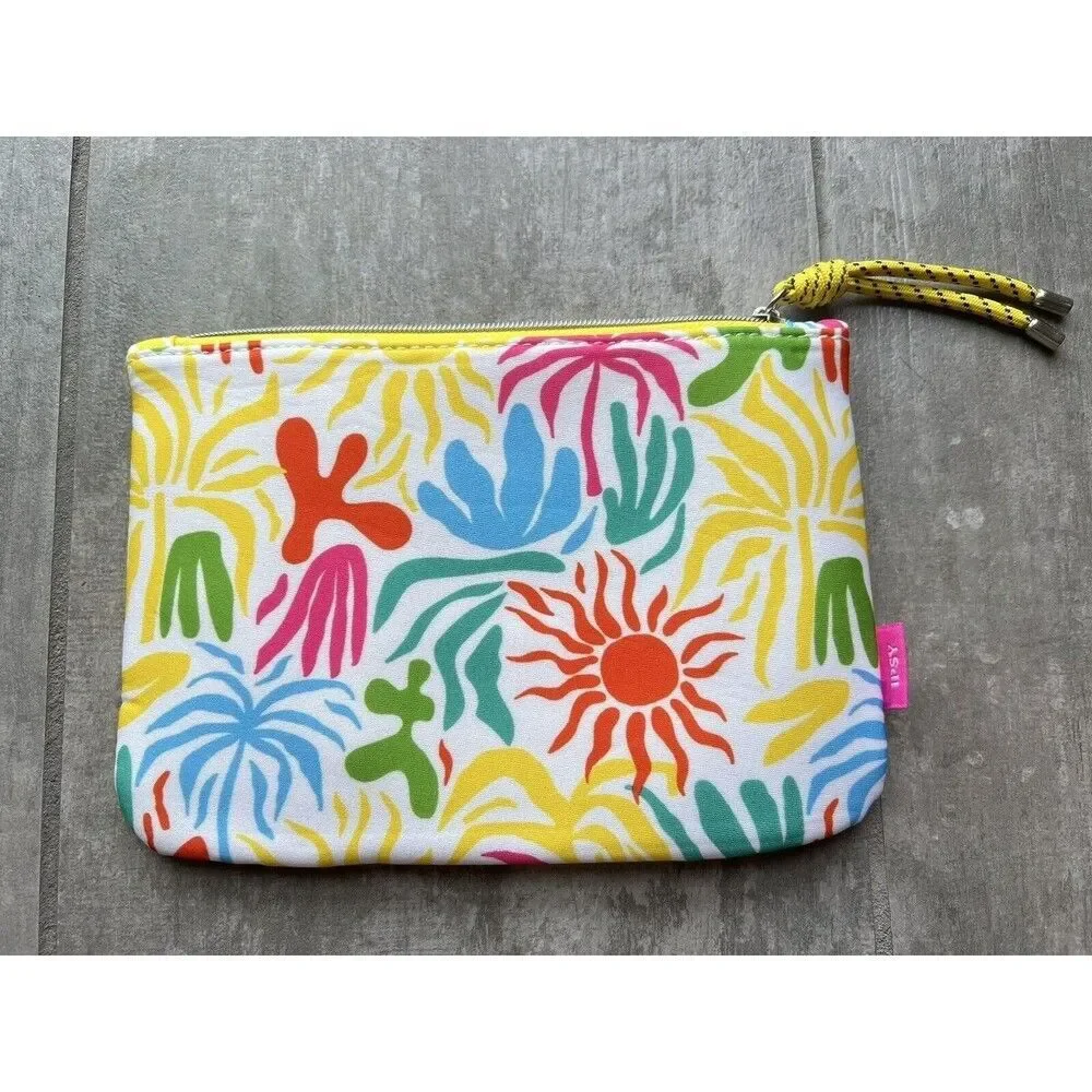 Makeup Bag Travel Pouch Clutch Wallet Zip Organizer Pencil Case NEW Summer Cute